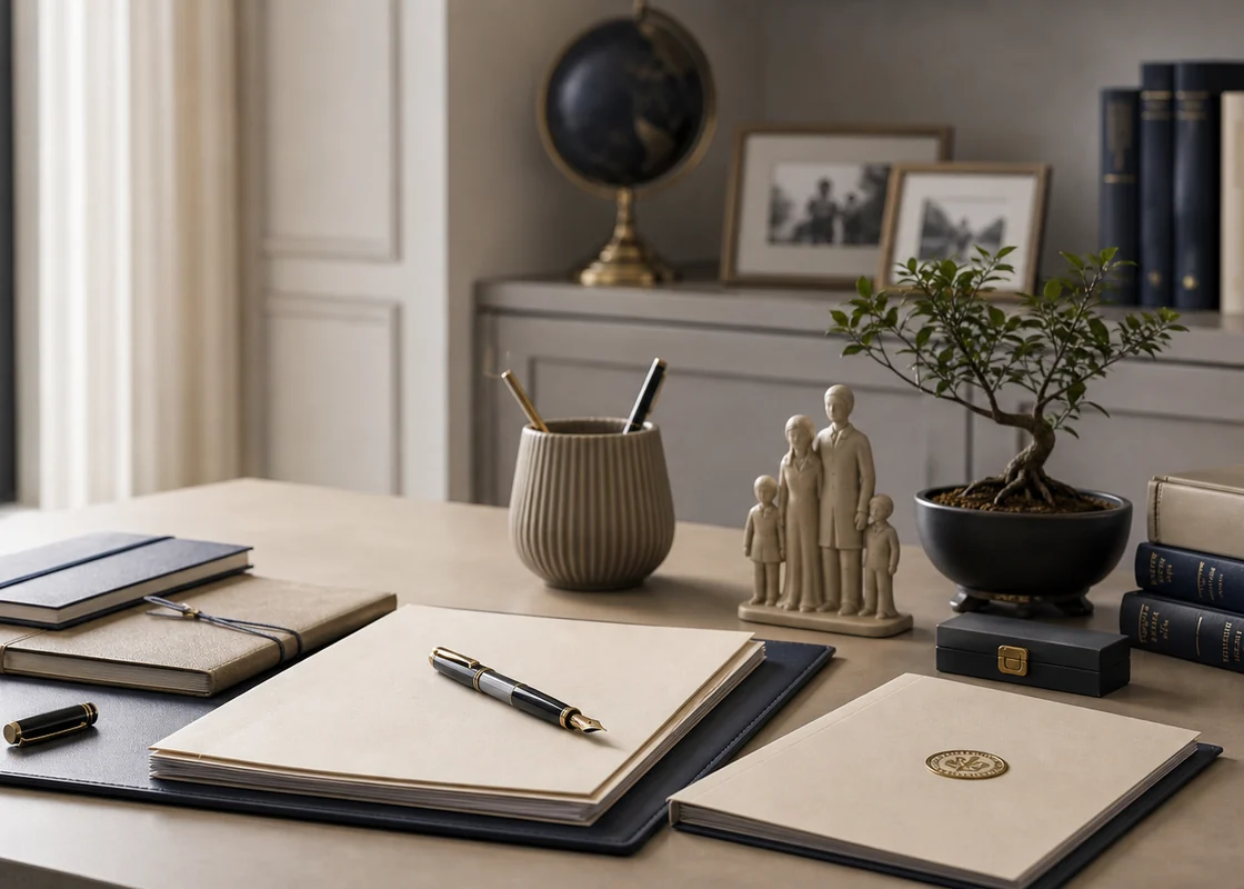 Estate-planning advisor in a premium legacy-planning setting.